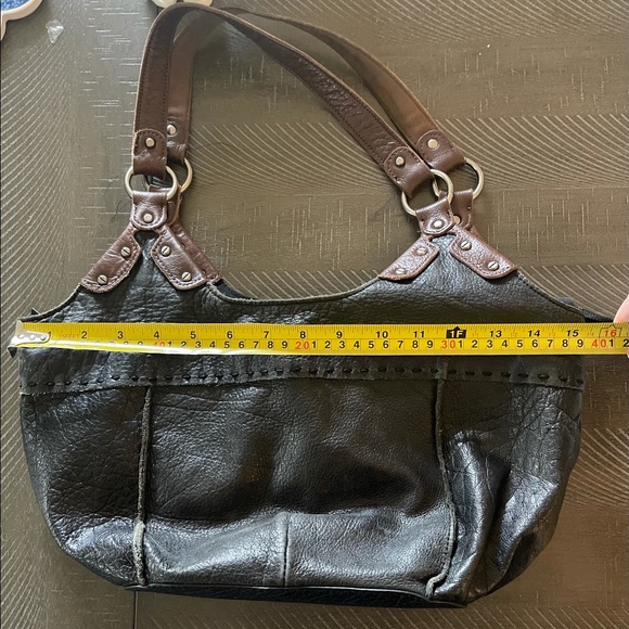 The Sak black with brown straps, leather bag. - Picture 9 of 9